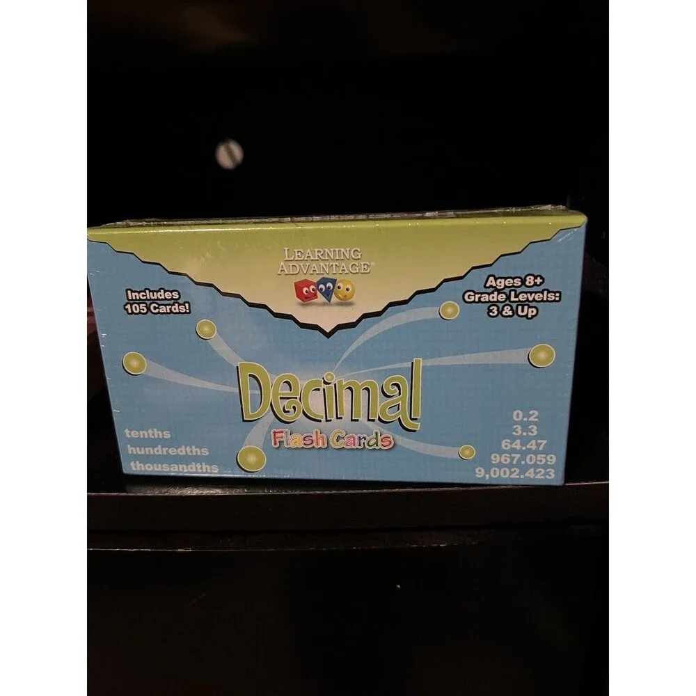 Learning Advantage Decimal Flash Cards